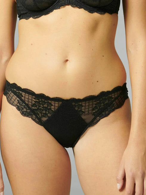 Slip Schwarz REVE SIMONE PÉRÈLE